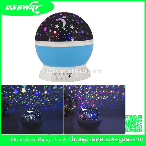 led light projector LED Star Sky Light USB Charging Night Light Rotatable Projecting Lamp